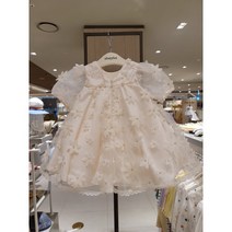 압소바CH 베일리롱드레스+끌로헤어밴드SET AYA-25401 백일 돌 드레스 화동룩 조카선물