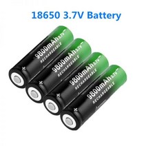 자동차 교체 대용량 18650 배터리 19800mAh 3.7V 리튬 이온 손전등 토치 용 충전식, 01 2pcs
