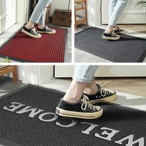 업소용 발매트, 1개, B타입 - 레드 XL