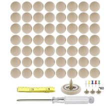 자동차 천장 처침 수리 헤드라이닝 천 보수 헤드라이너 고정 핀 헤드 라이너 키트 리벳 버튼 내부 설치 도구 범용 자동 지붕 스냅 60 개, CN_beige