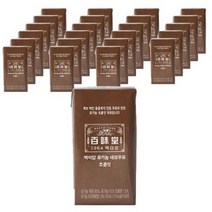 백미당 유기농 네모우유 초콜릿, 24개, 125ml