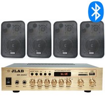 2way 고음질 매장 카페 스피커 앰프 패키지, 30~60평 (가성비형)