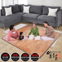 일월 더마루 온돌마루 전기 카페트 매트 홈쇼핑 거실 전기장판 특대형 대형 중형 소형, 03. 특대형 280x200cm