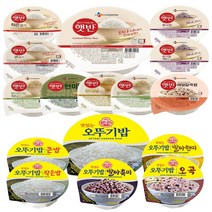 CJ 햇반 | 맛있는 오뚜기밥 | | 현미 잡곡 흑미 오곡 솥반 즉석밥 8/18/24/36개, CJ제일제당 햇반 발아현미밥 작은공기 130g 24개