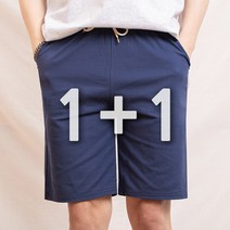 [1+1] 오버나인 남자 코튼 홀릭 쿨 린넨 5부 스판 팬츠