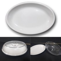 풍년주방 폴리카보네이트 PC 병원용 생선접시(뚜껑 별도구매가능), 생선접시