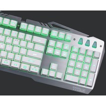 STORMX TITAN SE 게이밍 게임용 LED 키보드-실버 깔끔이마트