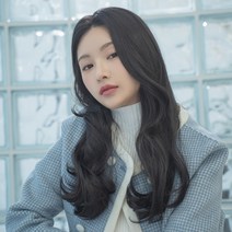 여자 수제통가발 긴앞머리 빌드펌 20대 여자가발, M, 솜브레 초코브라운+밀크브라운