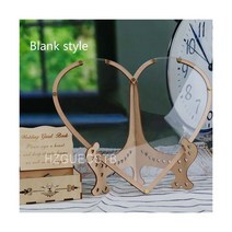 하트 독특한 웨딩 Mr Mrs 게스트 북 장식 메모리 드롭 박스 서명 아크릴 대안, Blank Style
