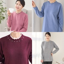 로즈맘 [엄마옷 로즈맘] 보드라운진주셔링티셔츠