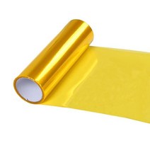 자동차 차량 셀프 썬팅 틴트 필름 썬팅지 30cm x 200cm 노란색 라이트 헤드 미등 색조 비닐 스티커 쉬운 스틱 오토바이 전체 장식 앞유리썬팅 틴팅, 1.Golden  30 x 60cm