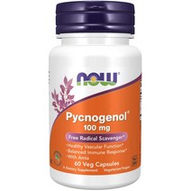 나우푸드 피크노제놀 Now Pycnogenol 100 mg, veggie capsules