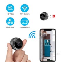 보디캠 소형 미니 자전거 블랙박스 a9 mini wifi camera 1080p hd video audio recorder app remote control security, 카메라 표준