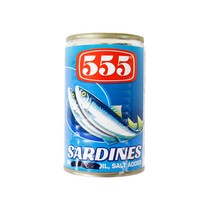 필리핀 555 sardines in natural oil 155g