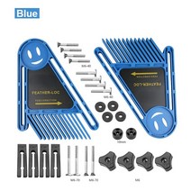 톱다이 작업대 작업다이 테이블쏘 목공작업대 탁상그라인더 디월트 호환 원형톱가이드 True-Flex 페더보드, 02 Blue Set