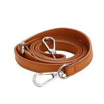 가방 수리 부품 지퍼 교체 핸드백에 대 한 125cm 긴 pu 가죽 스트랩 액세서리 에, 110cm-125cm, 커피 실버 버클