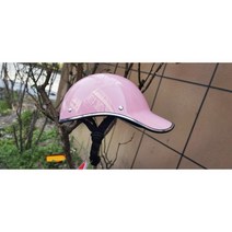 캡형 빈티지 킥보드 자전거 승마 헬멧 남녀공용 안전모 프리사이즈, D. 핑크