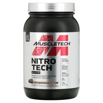 머슬테크 니트로 테크 엘리트 벨기에 초콜렛 아이스크림 2.2 lbs (998 g), One Color, One Size