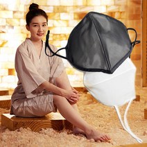숨쉬기편한 DSH 목욕탕 운동마스크 찜질방 방수 물놀이마스크 헬스마스크, L/성인용, 신버전(블랙), 3중차단막