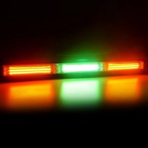 12-24V 모듈내장 시거잭 스위치 연결 COB면발광 3구 LED바라이트 LED경광등 시그널램프, 24V-1번에서 3번까지 색상 배송메세지에 기재요망