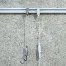 철물인 와이어 액자걸이 (벽면설치 - 간편레일 사용), 08. 거북이 (일반 소) - 화이트, 1개