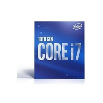 인텔 코어 i7-10700F 데스크톱 프로세서 - 8개의 및 16개의 스레드 최대 4.8GHz 101251