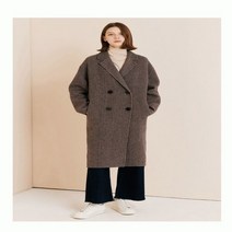 더아이잗뉴욕 더아이잗 더블 브레스티트 롱 슬릿 울코트 ILBP0CT82