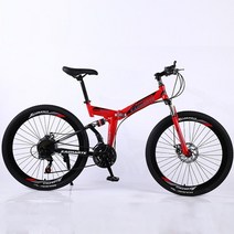 자전거사이트 트랙 도로 자전거 레이싱 자전거 접이식 자전거 산악 자전거 2624, 레드 40 휠 스포크