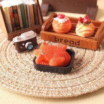 닭키우기 1:12 인형 집 미니어처 로스트 치킨 트레이 세트 시뮬레이션 음식 모델 주방 장식 가상 놀이 장, 한개옵션0