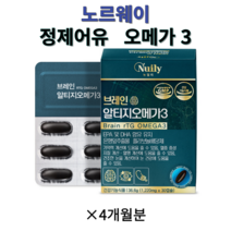 브레인 알티지 오메가3 혈행 건강, 30정, 4개