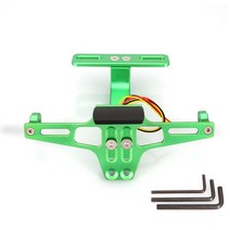 CK 소 킹 오토바이 번호판 브래킷 홀더 프레임 스즈키 SV650 SV 1999-2009, 05 green