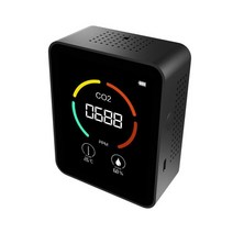 공기질 모니터 이산화탄소 검출기 3-in-1 CO2 온도 측정기 TVOC 감지 LCD 분석기, 02 Type1 400-6000PPM