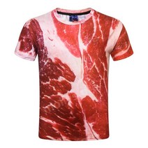 침팬지 원숭이 빅사이즈 티셔츠 남자 반팔 반바지 3D 동물 인쇄 웃긴 쓸모 쓸데 없는 선물