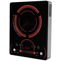 휴대용인덕션 가정용 3500W 고출력 치열한 유도 밥솥 에너지 절약형 볶음 냄비 상업용 배터리 스토브 특별 제공, 빨간, 우리