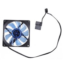 고성능 및 조용한 CPU PC 냉각 팬 PC RGB 케이스 팬 용 데스크탑 유압 베어리 용 90mm 컴퓨터 섀시 팬, 푸른