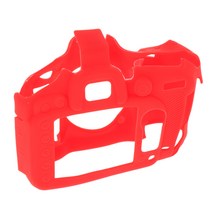 D7200/D7100 디지털 카메라용 MagiDeal 소프트 실리콘 보호 케이스, 13.5x9cm, 레드