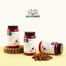 멍톡스(대용량3개월) 강아지 관절영양제 디톡스 변냄새 감소 FDA 승인 40%할인, 멍톡스 3개(대용량9개월)
