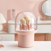 원형 메이크업 브러쉬 꽂이 보관함/정리함 4color (C18), 단품, 선택:핑크 (C18)