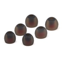 dodocool 총알 인 이어 헤드폰 실리콘 케이스 캡 내경 3.8mm 내부 적외선 블랙 3 쌍 6PCS LMS 모델 배송에 대해 각각 한, 블랙과 레드, 이어캡