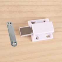 원터치자석 백색 사각빠지링 보강철물 경첩 철2541, [정품_상품선택^]