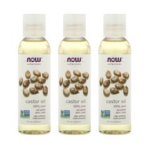 나우푸드 Now Foods 솔루션 피마자유 캐스터오일 473ml X 3통, 3개