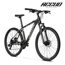 [무료완조립+반짝세일] 알톤 아큐드 M5 입문용 MTB자전거 추천 알루미늄 프레임 시마노 24단 디스크 27.5 출퇴근용 운동용, 그레이_15, 완조립(98%), M5/그레이_15