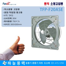 팬직/소형고압팬/유압식환풍기/창고/식당/공장/작업장/환기팬/급배기팬/TFP-F20ASE(300X300mm)