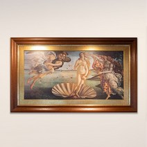 이태리 수입 명화 원목 금장 액자 - 비너스의 탄생 (보티첼리) -