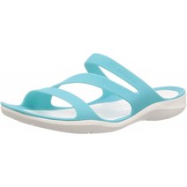 [악어] 스위프트 워터 샌들 위멘 203998 Pool / White 22 cm