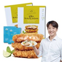 알렉스 튀겨나온 새우까스 15팩 + 유자타르타르 소스 거치대, 단품