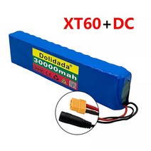 전동킥보드배터리 10S3P 36V 30Ah 배터리 ebike 팩 18650 리튬 이온 350W 500W 높은 전력 전기 스쿠터 오토바이, XT60-DC