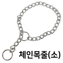 체인 목줄(소) 중대형견 초크체인 쇠목줄 개줄 애견줄