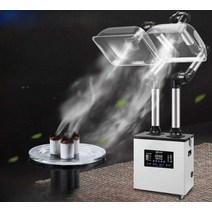 연기 흡입기 제연기 연기제거 청정기 납연기 산업용, 더블 헤드 알루미늄 합금 디지털