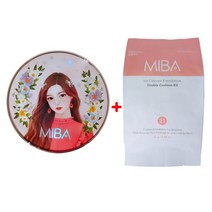 미바 이온칼슘 파운데이션 더블 쿠션 알엑스 본품+리필 왕쿠션 시즌2, 미바 더블 쿠션 알엑스 본품+리필 21호